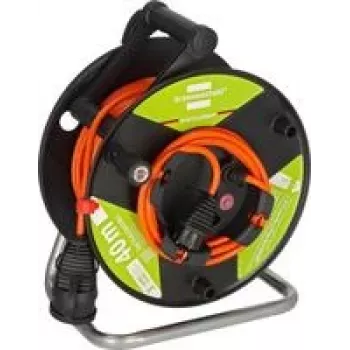 Extension kabel drum Brennenstuhl 1188500, 38 m pomarańczowy, reel-mounted power kabel
