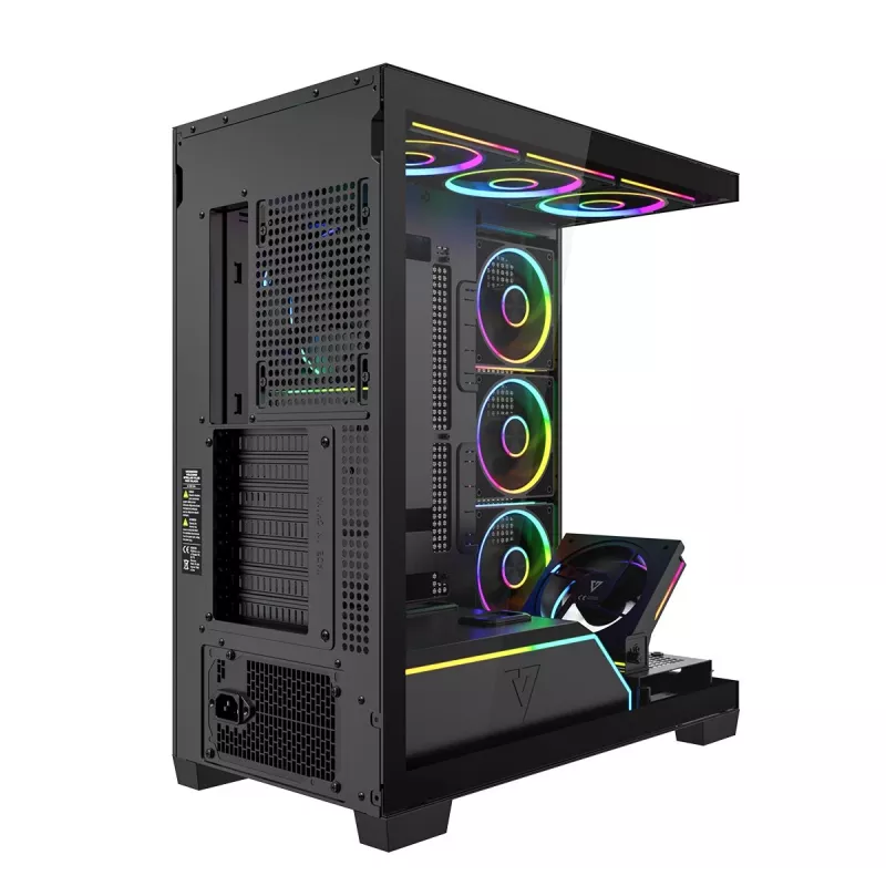 Modecom Volcano Stellar Plus ARGB Midi 8F Black