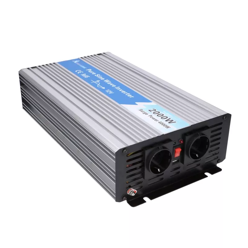 Extralink OPIP-2000W | Przetwornica napięcia | samochodowa 12V, 2000W czysta sinusoida