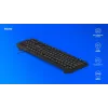 Klawiatura Savio KB-01 do domu/biura USB QWERTY US English Czarna