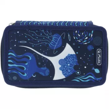 Herlitz TriCase Deep Ocean 31 elementów niebieski poliester 190x70x115 mm