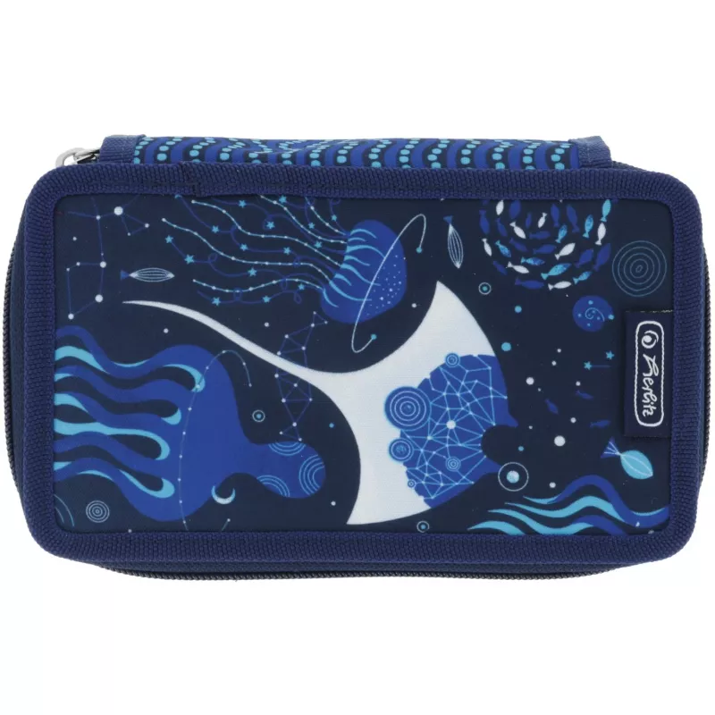 Herlitz TriCase Deep Ocean 31 elementów niebieski poliester 190x70x115 mm
