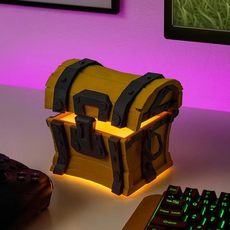 Lampa stołowa Paladone Fortnite Chest Light – tematyczna lampka LED