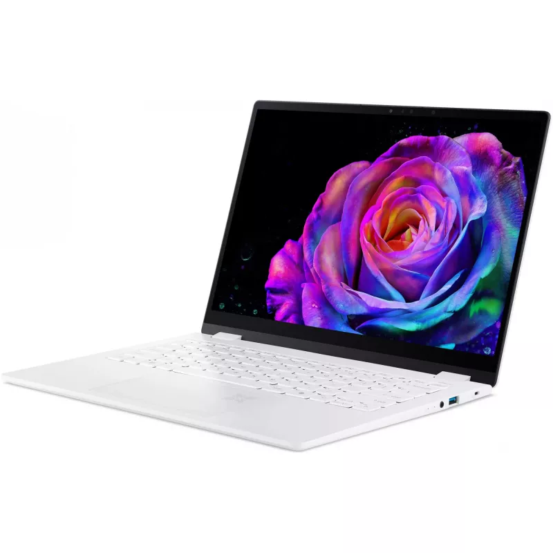 Laptop Acer Swift Edge SFE14-51T-75RZ — Intel Core Ultra 7 258V, 14 cali 2.8K ekran dotykowy, 32 GB LPDDR5x, 1 TB SSD, Intel Arc 140V, Windows 11 Home, Biały