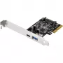 SilverStone ECU03 - adapter USB - PCIe 2,0 x2 Low Profile - USB-C 3,1 x 1 + USB-C x 1 (SST-ECU03)