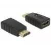 Adapter HDMI (wtyk) > HDMI (gniazdo), emulator EDID (czarny)