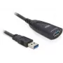 Kabel USB DeLOCK 83089 USB 3.0 5m Czarny