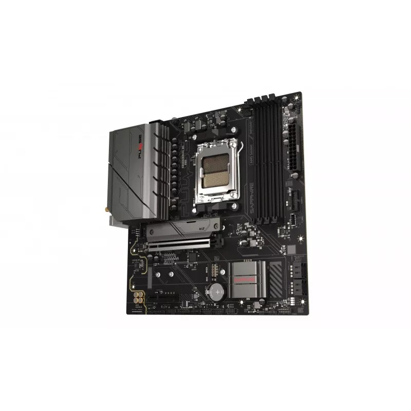 Płyta główna Sapphire PULSE B850M WIFI — AMD B850 micro ATX, Socket AM5, DDR5 do 7600 MHz, 4 DIMM, 192 GB, Wi‑Fi 6, 2.5GbE