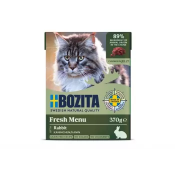 BOZITA Królik w galarecie - Mokra karma dla kota - 370g
