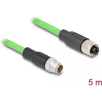 DeLOCK 80434 Kabel sieciowy zielony 5 m SF/UTP (S-FTP) (80434)