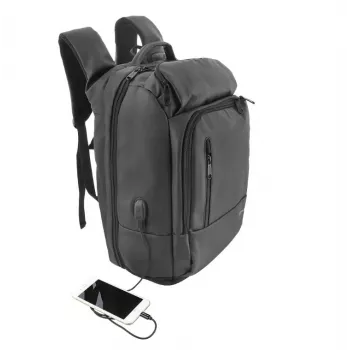 Plecak Tellur Notebook 17.3 cala Business XL z portem USB, czarny