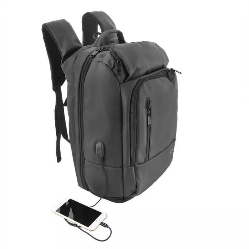 Plecak Tellur Notebook 17.3 cala Business XL z portem USB, czarny