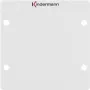 Płytka ścienna / osłona włącznika Kindermann 7444000500 Aluminium