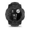 Smartwatch GARMIN Instinct — 45 mm, 3,05 cm (1,2 cala) AMOLED 390×390 ekran dotykowy, 4 GB, GPS, silikonowy pasek czarny, 53 g