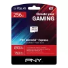Karta pamięci MicroSDXC PNY microSD Express 256 GB UHS‑I Odczyt 890 MB/s Zapis 750 MB/s U3 V30