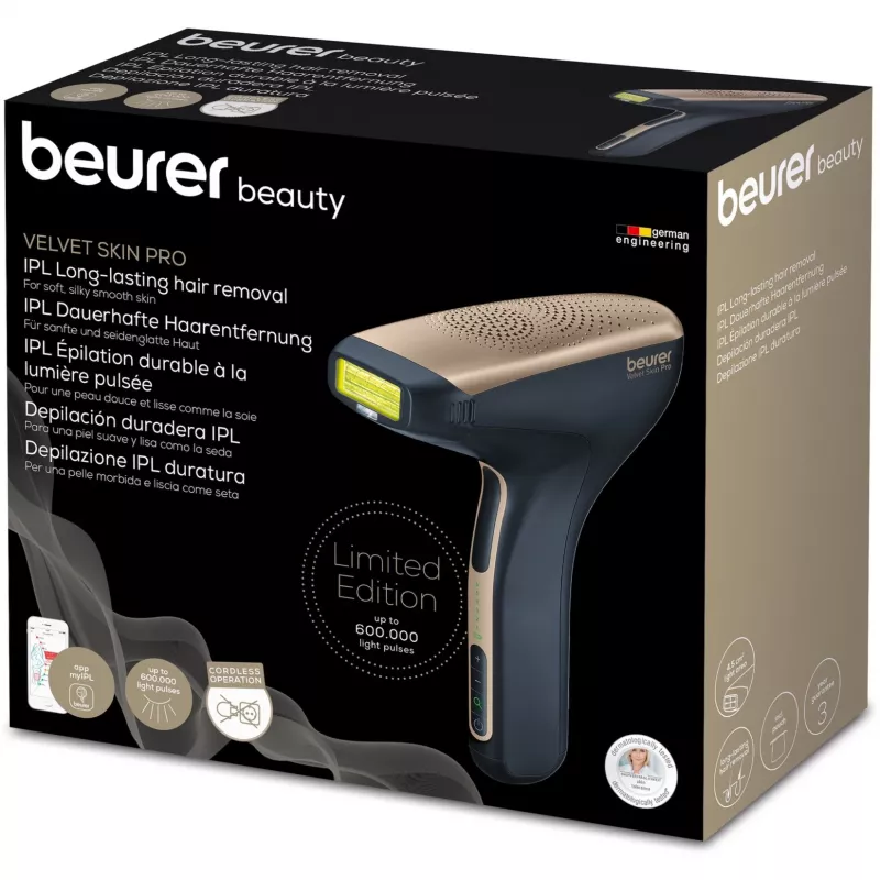 IPL 8800 VELVET SKIN PRO, depilator złoty