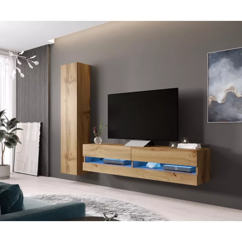 Cama TV stand VIGO nowy 30/180/40 wotan oak