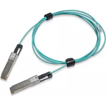 Kabel InfiniBand/światłowodowy NVIDIA MFS1S00-H050V, QSFP56 na QSFP56, 50 m, niebieski