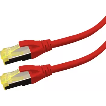 Kabel sieciowy LOGON APR6A030R Cat6a S/FTP (S-STP) czerwony 3 m RJ-45–RJ-45
