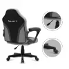 Fotel gamingowy dla dzieci Huzaro HZ-Ranger 1.0 Gray Mesh, szaro-czarny