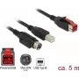 Kabel USB DeLOCK 85491 USB 2.0 5m USB B Czarny