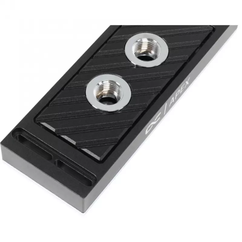 Blok wodny Alphacool 14000 aluminium nikiel plastik czarny 45 mm 127,5 mm 17,3 mm