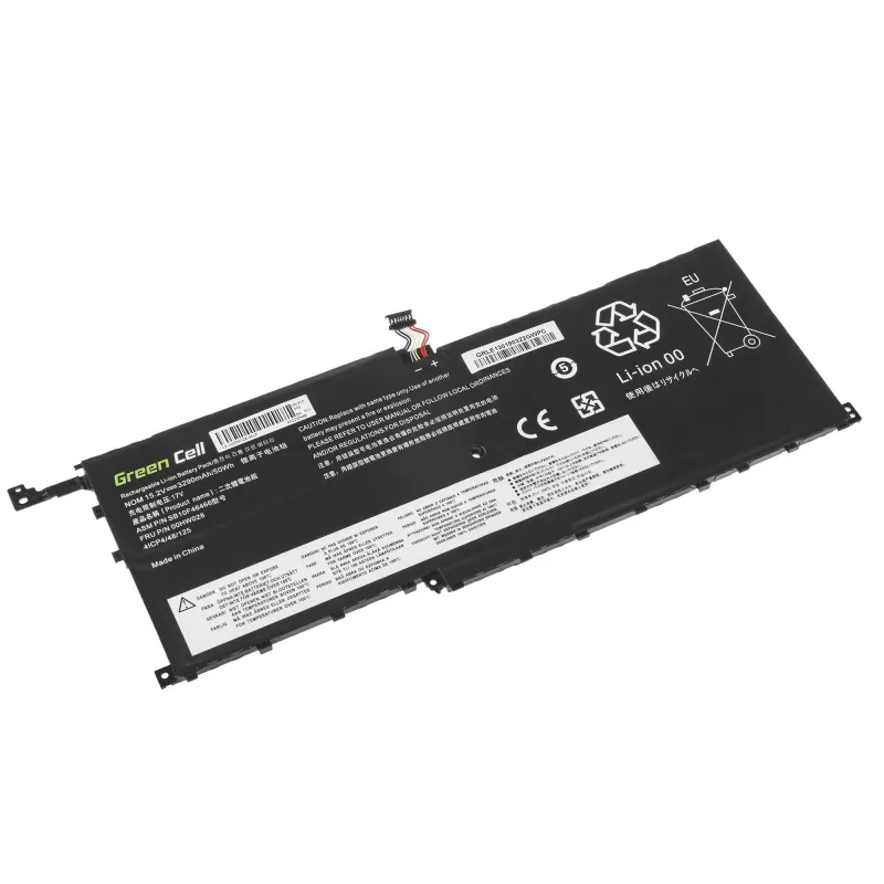 Bateria zielony Cell LE130 do Lenovo ThinkPad X1 Carbon 4th Gen