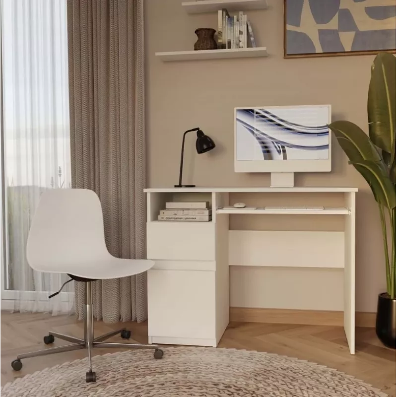 PORTO Left Desk, Biały