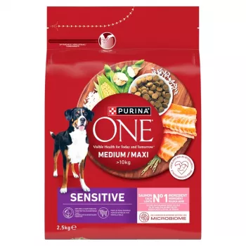 PURINA ONE MEDMAX Adult Sensitive Łosoś&Ryż 2,5kg