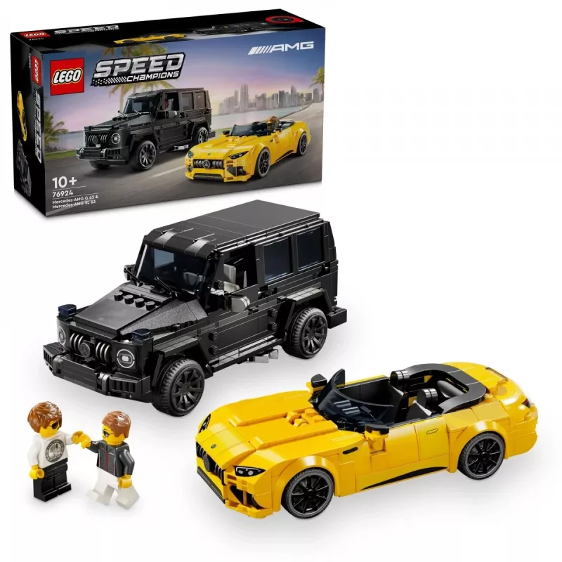 LEGO Speed Champions Mercedes-AMG G 63 i Mercedes-AMG SL 63 76924, Wielokolorowy