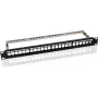 helos Modularny Keystone Panel Patch 19 cali 1U 24-Port, czarny