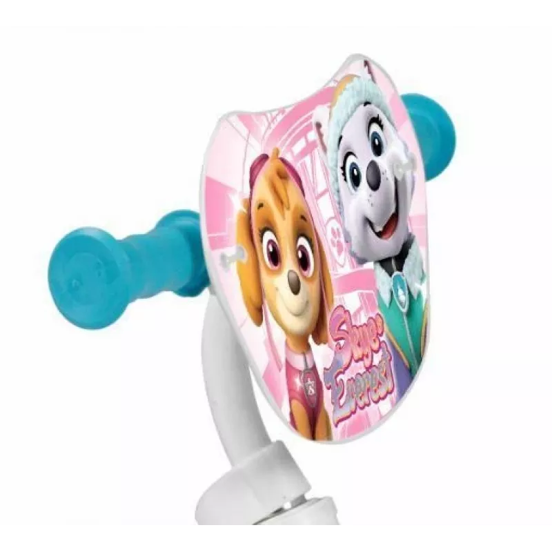 Rower miejski Toimsa PAW PATROL 25,4 cm (10 cali) rama stalowa — rowerek dziecięcy, biały wielokolorowy