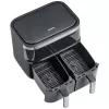 Gorącopowietrzna frytownica Severin FR 2453 Double 3,25 l 2850 W Czarny Srebrny
