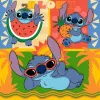 Puzzle dla dzieci Ravensburger Disney Stitch — 3 x 49 elementów, odpowiednie dla dzieci