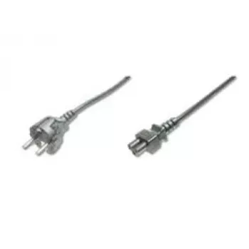 Assmann Power kabel, Schuko - C5, wtyk/gniazdo, 1,8 m, H05VV-F3G 0,75 mm², czarny (AK-440103-018-S)