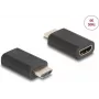 Adapter przejściowy HDMI DeLOCK 64325 Czarny Złącze 1 HDMI Złącze 2 HDMI