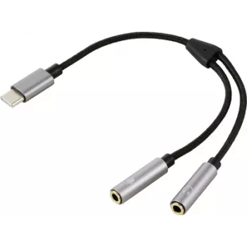 Kabel Renkforce USB 2.0 Computer Y-Cable[1x wtyk USB-C - 2x gniazda] do - Kabel - Cyfrowy/Dane