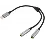 Kabel Renkforce USB 2.0 Computer Y-Cable[1x wtyk USB-C - 2x gniazda] do - Kabel - Cyfrowy/Dane