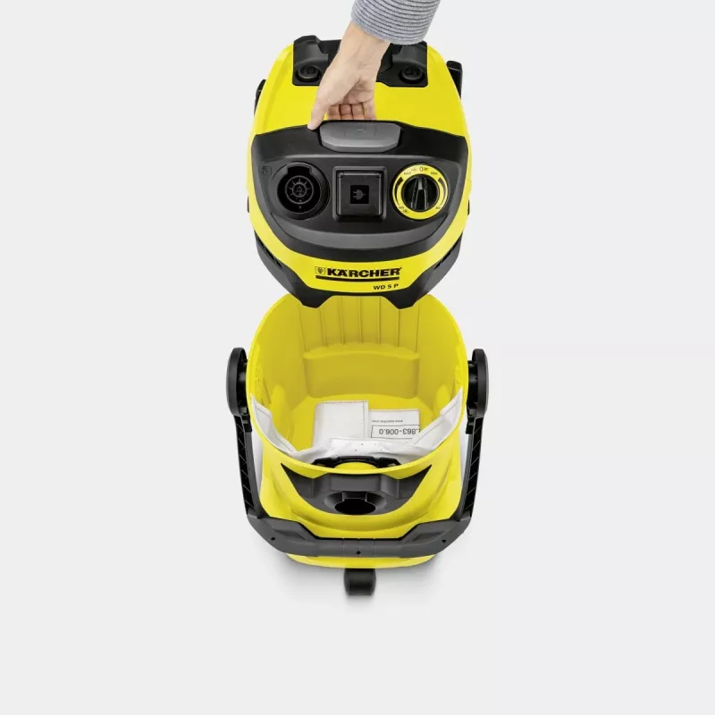 Worki filtracyjne Karcher do odkurzacza mokrego/suchego MV4 20L, 4 szt.