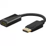Kabel adapter Goobay DisplayPort na HDMI 8K/60 Hz - -Wtyk> -Gniazdo (75270)