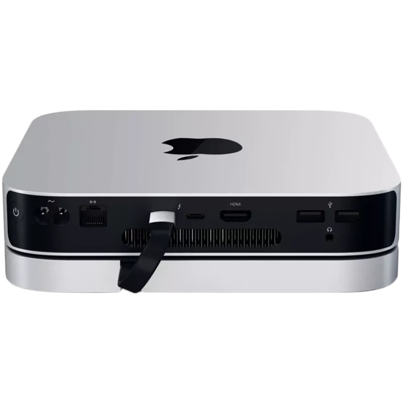 Aluminiowa podstawa i hub USB typu C Satechi dla Apple Mac mini (srebrna)