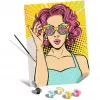 Ravensburger painting kit CreArt ART Collection Canvas Edition — Lady in Pink (PopArt)