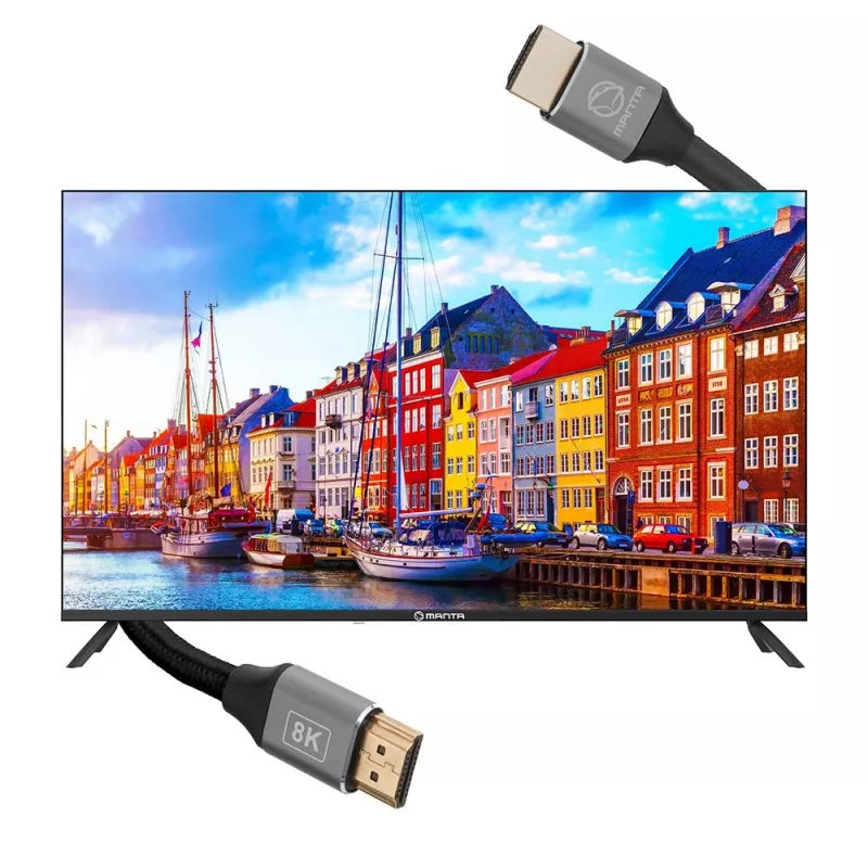 Kabel HDMI MANTA HDMI-1.5MC 1,5 m, obsługa do 8K