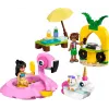 Zestaw konstrukcyjny LEGO Friends 42658 Pool Party z jednorożcem i flamingiem, postacie i akcesoria
