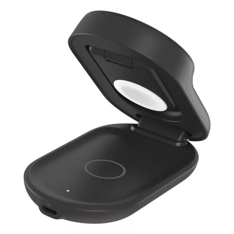 Ładowarka wewnętrzna Belkin UltraCharge 25W Qi2 3w1 magnetyczna EU czarna okrągła