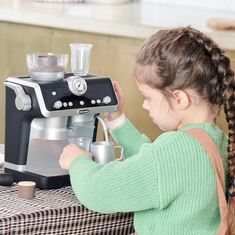 Ekspres do kawy DeLonghi Barista, zabawka domowa dla dzieci