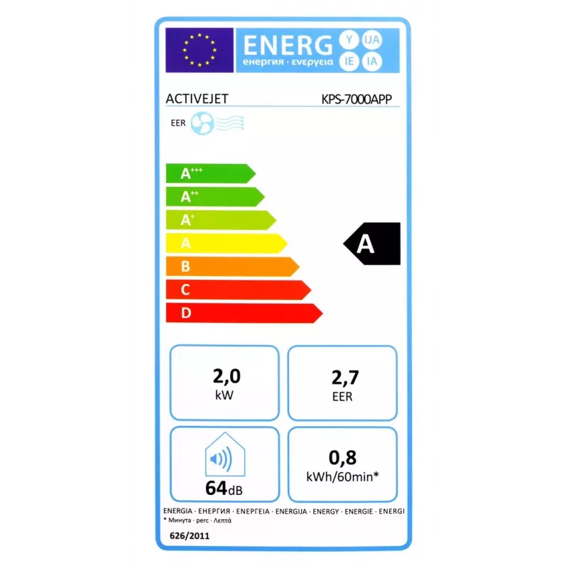 Przenośny klimatyzator Activejet KPS-7000APP