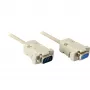 Wentronic Goobay kabel połączeniowy D-SUB, szary, 2 m - wtyk D-SUB/RS-232 (9-pin) > gniazdo D-SUB/RS-232 (9-pin) (50224)