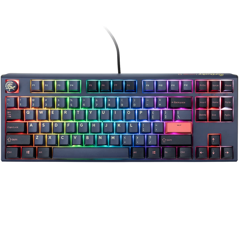 Ducky One 3 TKL klawiatura Gaming USB US English Niebieska