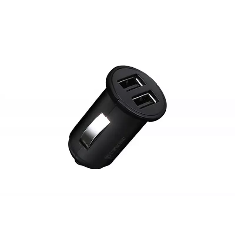 Transcend TS-DPL3 - Zasilacz samochodowy - 2.4 A - 2 porty wyjściowe (2 x USB)